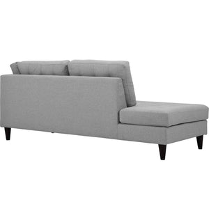 ModwayModway Empress Upholstered Fabric Left Facing Bumper EEI-2611 EEI-2611-LGR- BetterPatio.com