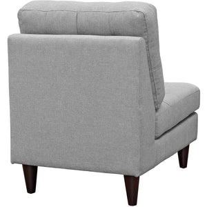 ModwayModway Empress Upholstered Fabric Lounge Chair EEI-2140 EEI-2140-LGR- BetterPatio.com
