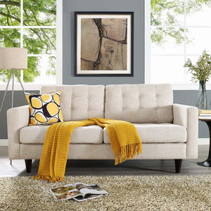 ModwayModway Empress Upholstered Fabric Loveseat EEI-1547 EEI-1547-BEI- BetterPatio.com