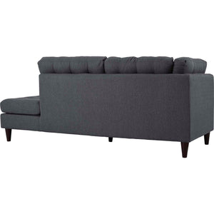 ModwayModway Empress Upholstered Fabric Right Facing Bumper EEI-2612 EEI-2612-DOR- BetterPatio.com