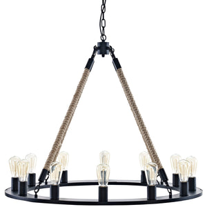 ModwayModway Encircle Chandelier EEI-2154 EEI-2154-BRN- BetterPatio.com