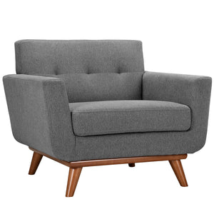 ModwayModway Engage Armchair and Sofa Set of 2 EEI-1344 EEI-1344-GRY- BetterPatio.com