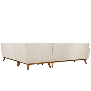 ModwayModway Engage L-Shaped Sectional Sofa EEI-2108 EEI-2108-BEI-SET- BetterPatio.com