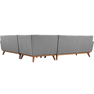 ModwayModway Engage L-Shaped Sectional Sofa EEI-2108 EEI-2108-GRY-SET- BetterPatio.com