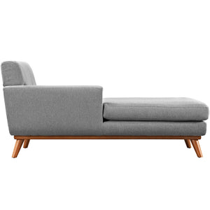 ModwayModway Engage Left-Facing Upholstered Fabric Chaise EEI-1793 EEI-1793-GRY- BetterPatio.com