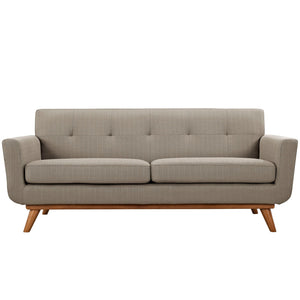 ModwayModway Engage Loveseat and Sofa Set of 2 EEI-1348 EEI-1348-GRA- BetterPatio.com