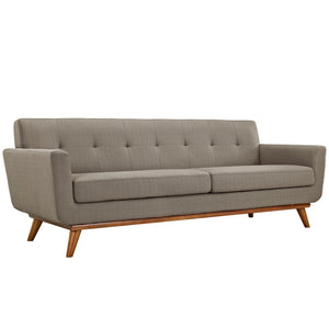 ModwayModway Engage Loveseat and Sofa Set of 2 EEI-1348 EEI-1348-GRA- BetterPatio.com