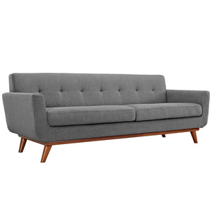 ModwayModway Engage Loveseat and Sofa Set of 2 EEI-1348 EEI-1348-GRY- BetterPatio.com