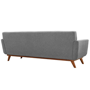 ModwayModway Engage Loveseat and Sofa Set of 2 EEI-1348 EEI-1348-GRY- BetterPatio.com