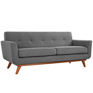 ModwayModway Engage Loveseat and Sofa Set of 2 EEI-1348 EEI-1348-GRY- BetterPatio.com