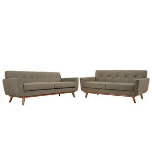 ModwayModway Engage Loveseat and Sofa Set of 2 EEI-1348 EEI-1348-OAT- BetterPatio.com