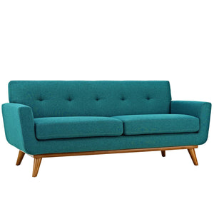 ModwayModway Engage Loveseat and Sofa Set of 2 EEI-1348 EEI-1348-TEA- BetterPatio.com