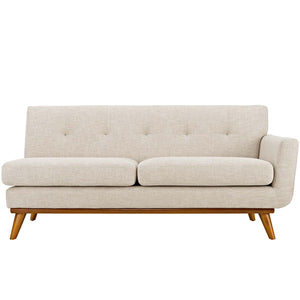 ModwayModway Engage Right-Arm Upholstered Fabric Loveseat EEI-1792 EEI-1792-BEI- BetterPatio.com