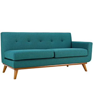 ModwayModway Engage Right-Arm Upholstered Fabric Loveseat EEI-1792 EEI-1792-TEA- BetterPatio.com