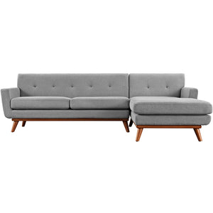 ModwayModway Engage Right-Facing Sectional Sofa EEI-2119 EEI-2119-GRY-SET- BetterPatio.com