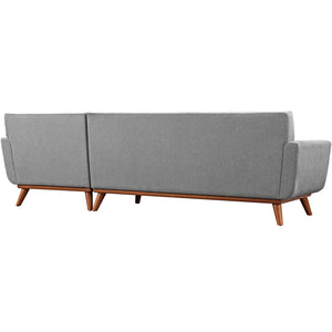 ModwayModway Engage Right-Facing Sectional Sofa EEI-2119 EEI-2119-GRY-SET- BetterPatio.com