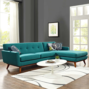 ModwayModway Engage Right-Facing Sectional Sofa EEI-2119 EEI-2119-TEA-SET- BetterPatio.com