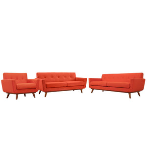 ModwayModway Engage Sofa Loveseat and Armchair Set of 3 EEI-1349 EEI-1349-ATO- BetterPatio.com