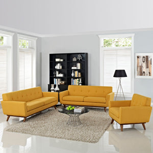 ModwayModway Engage Sofa Loveseat and Armchair Set of 3 EEI-1349 EEI-1349-CIT- BetterPatio.com