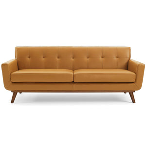 ModwayModway Engage Top-Grain Leather Living Room Lounge Sofa EEI-3733 EEI-3733-TAN- BetterPatio.com