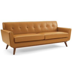 ModwayModway Engage Top-Grain Leather Living Room Lounge Sofa EEI-3733 EEI-3733-TAN- BetterPatio.com