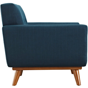 ModwayModway Engage Upholstered Fabric Armchair EEI-1178 EEI-1178-AZU- BetterPatio.com