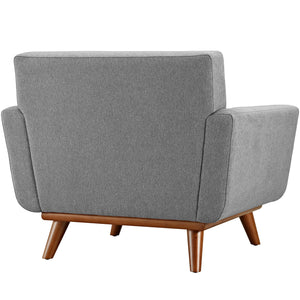 ModwayModway Engage Upholstered Fabric Armchair EEI-1178 EEI-1178-GRY- BetterPatio.com