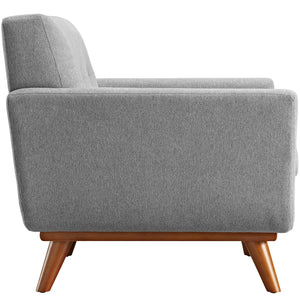 ModwayModway Engage Upholstered Fabric Armchair EEI-1178 EEI-1178-GRY- BetterPatio.com