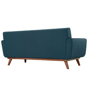 ModwayModway Engage Upholstered Fabric Loveseat EEI-1179 EEI-1179-AZU- BetterPatio.com