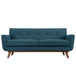 ModwayModway Engage Upholstered Fabric Loveseat EEI-1179 EEI-1179-AZU- BetterPatio.com