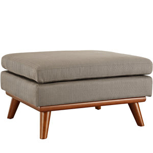 ModwayModway Engage Upholstered Fabric Ottoman EEI-1797 EEI-1797-GRA- BetterPatio.com