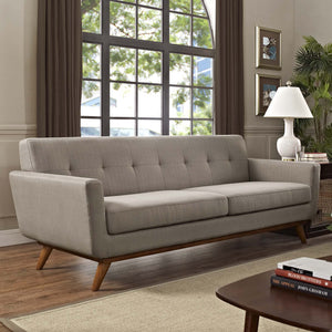 ModwayModway Engage Upholstered Fabric Sofa EEI-1180 EEI-1180-GRA- BetterPatio.com