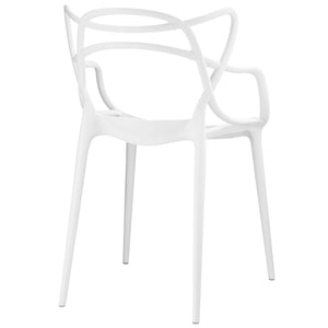 ModwayModway Entangled Dining Set Set of 2 EEI-2347 EEI-2347-WHI-SET- BetterPatio.com