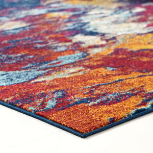 ModwayModway Entourage Foliage Contemporary Modern Abstract 8x10 Area Rug R-1172-810 R-1172A-810- BetterPatio.com