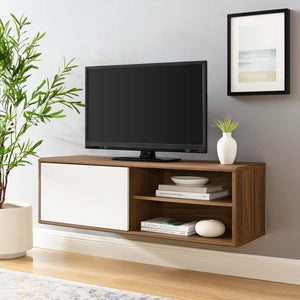 ModwayModway Envision 46" Wall Mount TV Stand EEI-4264 EEI-4264-WAL-WHI- BetterPatio.com