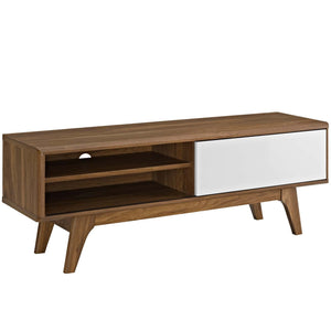 ModwayModway Envision 48 TV Stand EEI-2538 EEI-2538-WAL-WHI- BetterPatio.com