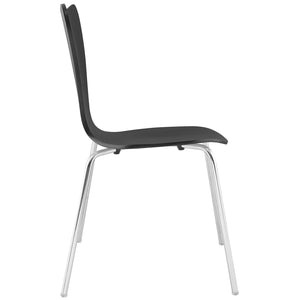 ModwayModway Ernie Dining Side Chair EEI-537 EEI-537-BLK- BetterPatio.com