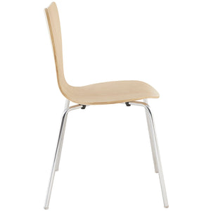 ModwayModway Ernie Dining Side Chair EEI-537 EEI-537-NAT- BetterPatio.com