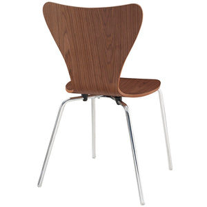 ModwayModway Ernie Dining Side Chair EEI-537 EEI-537-WAL- BetterPatio.com