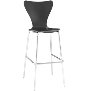 ModwayModway Ernie Wood Bar Stool EEI-538 EEI-538-BLK- BetterPatio.com