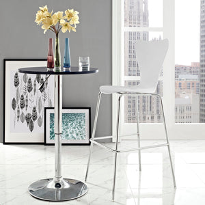 ModwayModway Ernie Wood Bar Stool EEI-538 EEI-538-WHI- BetterPatio.com