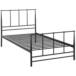 ModwayModway Estate Twin Bed MOD-5480 MOD-5480-BRN- BetterPatio.com