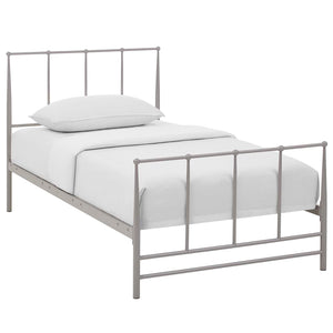 ModwayModway Estate Twin Bed MOD-5480 MOD-5480-GRY- BetterPatio.com