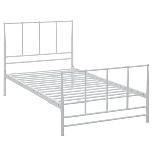 ModwayModway Estate Twin Bed MOD-5480 MOD-5480-WHI- BetterPatio.com