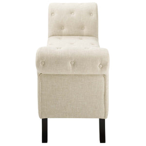 ModwayModway Evince Button Tufted Accent Upholstered Fabric Bench EEI-3578 EEI-3578-BEI- BetterPatio.com