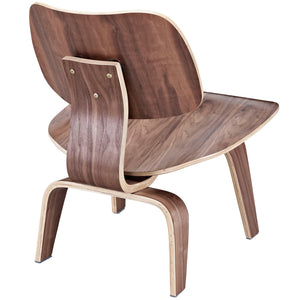 ModwayModway Fathom Wood Lounge Chair EEI-510 EEI-510-WAL- BetterPatio.com