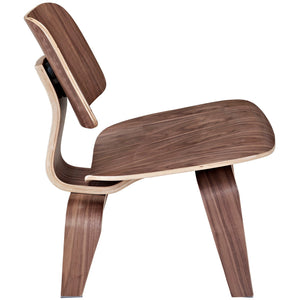 ModwayModway Fathom Wood Lounge Chair EEI-510 EEI-510-WAL- BetterPatio.com