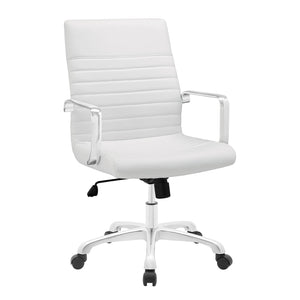 ModwayModway Finesse Mid Back Office Chair EEI-1534 EEI-1534-WHI- BetterPatio.com
