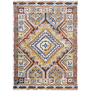 ModwayModway Florita Distressed Southwestern Aztec 5x8 Area Rug R-1120-58 R-1120A-58- BetterPatio.com