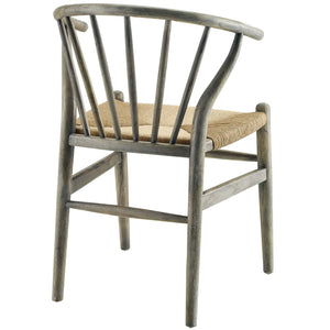 ModwayModway Flourish Spindle Wood Dining Side Chair Set of 2 EEI-4168 EEI-4168-GRY- BetterPatio.com